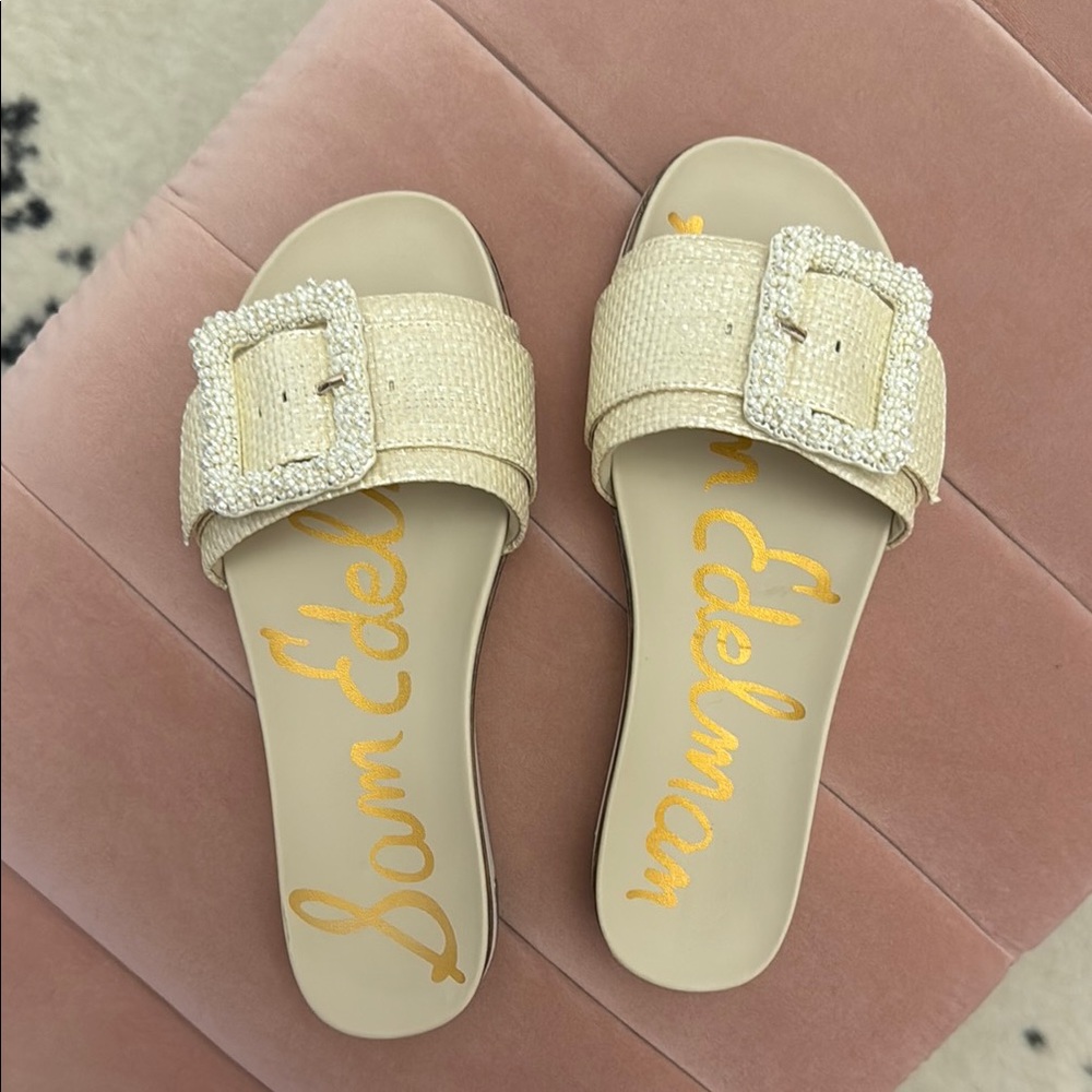 Sam Edelman beaded Ariane slides